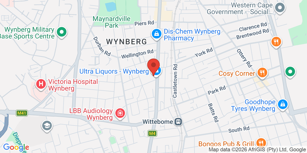 Map showing Wynberg